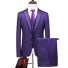 Pánský oblek F367 fialová