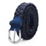 Pánský pletený pásek L426 tmavě modrá