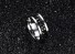 Pánský prsten řetěz J2225 černá