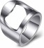 Pánský prstýnek D2543 stříbrná