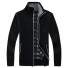 Pánsky sveter na zips S62 čierna