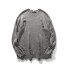 Pánský svetr s dírami šedá