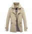 Pánský zimní kabát J981 khaki