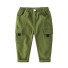 Pantaloni băieți L2275 verde armată
