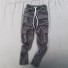 Pantaloni de bărbați F1417 gri inchis
