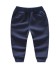 Pantaloni de trening din bumbac pentru băieți J904 albastru inchis