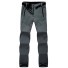 Pantaloni din fleece pentru femei gri inchis