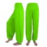 Pantaloni harem pentru femei D7 verde deschis