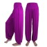 Pantaloni harem pentru femei D7 violet