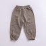 Pantaloni pentru copii L2239 maro deschis