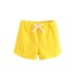 Pantaloni scurți colorați pentru copii J2872 galben