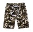 Pantaloni scurți de camuflaj de plajă pentru băieți J1942 verde