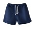 Pantaloni scurți din bumbac pentru fete J2487 albastru inchis