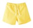 Pantaloni scurți din bumbac pentru fete J2487 galben