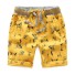 Pantaloni scurți pentru băieți cu imprimeuri J2533 galben
