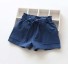 Pantaloni scurți pentru fete J2893 albastru inchis