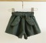 Pantaloni scurți pentru fete N675 verde armată