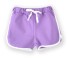 Pantaloni scurți sport pentru fete J3138 violet