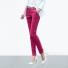 Pantaloni skinny pentru femei A377 roz închis