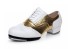Pantofi de dans alb-aur
