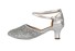 Pantofi de dans cu toc înalt pentru femei argint
