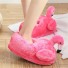 Pantofle damskie - Flamingo ciemny róż
