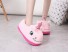 Papuci calzi pentru femei - Unicorn roz