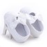 Papuci de bumbac pentru fete A437 alb