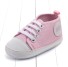 Papuci de pânză pentru copii A462 roz deschis
