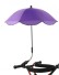 Parasol na wózku fioletowy