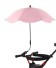 Parasol pe cărucior roz