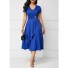 Party-Midikleid blau