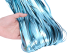 Párty záves so strapcami matný 2,5 x 1 m modrá