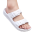 Páskové pantofle bílá