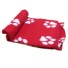 Pătură pentru bebeluși cu labe roșu
