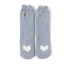 Pelzsocken für Damen grau