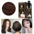 Permanentní barevný šampon na vlasy Šampon na barvení vlasů s přírodní zázvorovou esencí Přírodní barva na vlasy pro krytí šedin 500 ml Deep Coffee