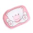 Pernă pentru bebeluși cu ursuleț de pluș roz