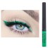 Pestrofarebná tekutá ceruzka na oči Vodotesná očná linka zelená
