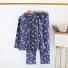 Pijamale dama P2719 albastru inchis