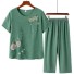 Pijamale dama P2778 verde