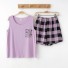 Pijamale de dama P2665 violet deschis