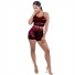 Pijamale de dama P2736 burgundy