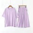 Pijamale de dama P2741 violet deschis