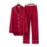 Pijamale de dama P2750 burgundy