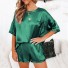 Pijamale de dama P2836 verde inchis