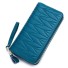 Pikowany portfel damski niebieski