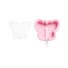 Pillangó forma a popsicles számára rózsaszín