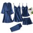 Piżama damska P2581 ciemnoniebieski