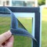 Plasa de ferestre antiinsecte cu Velcro 130 x 150 cm Plasa de ferestre reglabila Plasa de ferestre anti tantari negru